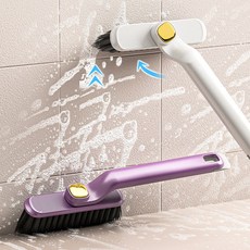 데일리공감 올인원 틈새 멀티브러쉬 욕실청소 타일청소 틈새청소, 화이트, 2개