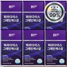 [정품] 파라다이스 그레인 맥스업 파라다이스 그래인 추출물, 6개, 120정