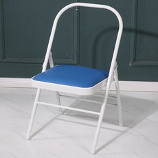 요가 의자 두꺼운 PU면 접이식 보조 의자 스툴 미니의자 요가 업소용 사이드 간이 의자, 옵션11, 1개