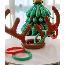 (다르담) 크리스마스 파티 소품 루돌프 링 풍선