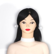 뷰티다모아 자르다 미용 통가발 인모 14인치 연습용 드라이 아이롱, 100% 인모 14인치 블랙, 1개, 14인치블랙