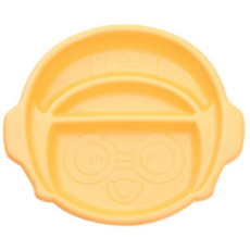 릴팡 뽀로로 옥수수 입체얼굴식판 PR6832, YELLOW (노랑), 식판