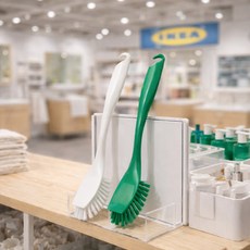 이케아 안타겐 브러시 주방 욕실 세척 솔 수세미 ANTAGEN, 1세트, 그린 화이트