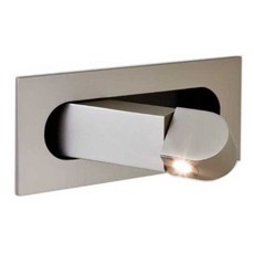 독서등 매립 램프 벽매립 회전 침실 침대 헤드 조명, 샌드 니켈