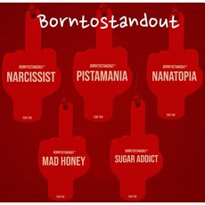 BORNTOSTANDOUT 香氛片 車用室內掛飾, 1個