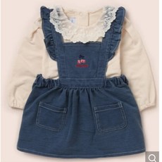 압소바 로미에 진 점퍼스커트세트AY125105