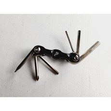 자전거 육각렌치 휴대용 자전거 수리 멀티툴 미니 6종 세트, 1개