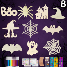 제니미엘 팬시우드 나무공예 할로윈 크리스마스 만들기트, 할로윈 B