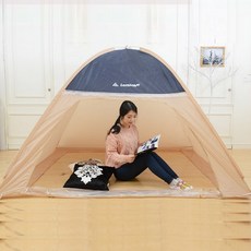 원터치 실내 난방텐트 보온 방한 외풍차단 침대 텐트 싱글 대형 특대형