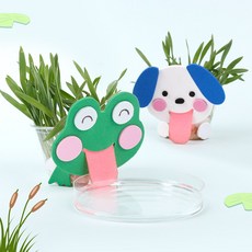미술샘 DIY 물먹는 동물 새싹 키우기, 개구리만, 합포장, -, 1개