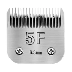 4F 5F 7F 9 # 10 50 대부분의 애니스 오스터 A5 및 76 왈 KM 동물용 클리퍼용 애완견 털 트리머 강철, 01 size 5FC---6.3mm