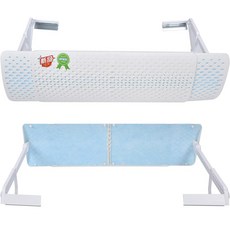 BO 74-105cm可伸縮淨化棉分離式冷氣擋風板 空調擋板 防直吹 濾網過濾 懸掛式 家庭 辦公室【YV61220】, 1個, 淨化棉分離式冷氣擋風板, YV61220