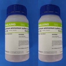 가리명반 : 백반 알루미늄암모늄황산염 12수화물 [CP/EP/GR] 500G/1KG (kor) Aluminium ammonium sulfate dodecahydrate, DAE-EP(500G) 99%
