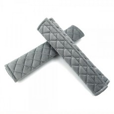 벨벳 안전벨트 커버 회색 안전벨트스토퍼 안전벨트커버 안전띠패드, 없음