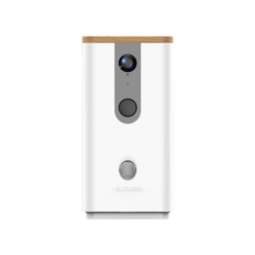 DOGNESS 多尼斯 攝像逗寵器 犬貓適用 遠端遙控 雙向語音寵物互動, 1個, 白色