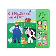 [팀브레인즈] 유아 유명 영어 동요 사운드북 100곡 영어 귀트임 11종 택 1, 9.Old MacDonald