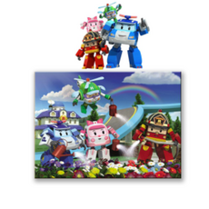 직소퍼즐폴리-화단가꾸기24조각/보관용하드케이스포함, 1개