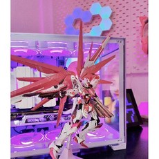 건프라 메카 MGEX 날개 레드 이단자 MB 어썰트 무료 조립 피겨, 모델 + 라이트 그룹 보내기, 세 가지 기본 도구를 무료로 받으세요