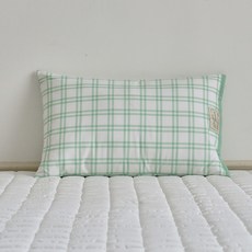_ ON 젤라또 자루형 베개커버 40x60 애플그린체크_CV0326054, _ ON 젤라또 자루형 베개커버 40x60 애플그린체크