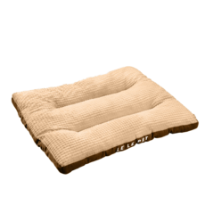 加大加厚超舒睡棉絨寵物睡墊 法蘭絨床墊 中大型犬適用 可拆洗狗狗沙發床 100cm 狗床 睡墊, 咖啡, 1個