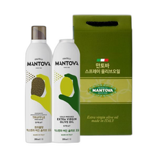 선물세트 만토바 오일 스프레이 트러플향 + 엑스트라버진 올리브, 1개