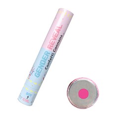 파티서펄즈 젠더리빌 성별 공개 컨페티 폭죽, 1개, 핑크