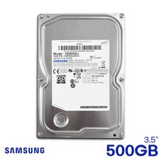 하드디스크 HDD 500GB 3.5인치 데스크탑 SATA 삼성 HD502HJ, 데스크탑하드