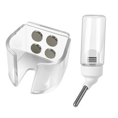 리틀띵즈 아크릴 자석 거치대 급수기 80ml, 1개, 퓨어화이트