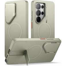 서리치 갤럭시 S26 시리즈 러기드 맥세이프 킥스탠드 카메라커버 케이스, 1개, 그린