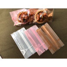 《糖軒町》折角豆塔袋/餅乾袋 100入/500入（白/粉/金）, 1個, (短)白-100入