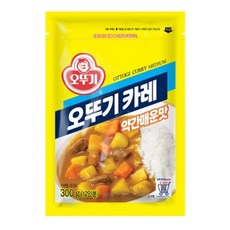 오뚜기 카레 과립형 약간 매운맛, 300g, 1개