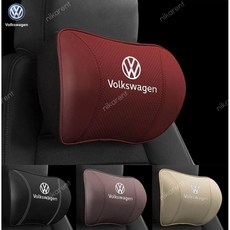 폭스바겐 호환 목쿠션 목베개 헤드쿠션 머리쿠션, 1개, 새들브라운