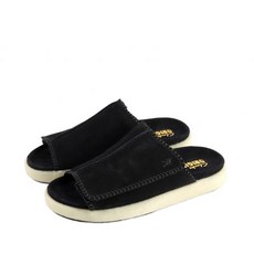 클락스 CLARKS 오버 OverleighSlide 블랙 Suede (26175779) (오버레이 슬라이드 슬리퍼) 매장정품 190051