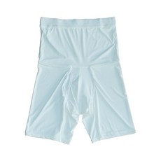 塑之冠 男士高腰收腹褲 冰絲平角內褲 防捲邊提臀短褲 黑白兩色