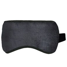 日本旭川醫療級石墨烯好眠紓壓眼罩 保暖遮光助眠眼罩 午休旅行無痕推薦, 1個, 石墨烯牛仔布眼罩