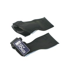 【氣魄KeyPower】三合一助力帶 護腕護掌 傳統拉力帶, 1個, XL, 黑色