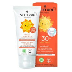 에티튜드 뚜 쁘띠 미네랄 유아 선크림 SPF30 바닐라 블라썸, 75g, 1개
