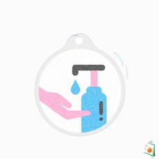 OS 데코샌드디로 720 안전위생 가방고리만들기 공예재료 미술만들기재료