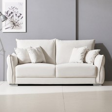 아쿠아텍스 소파 1900x900 3인용 편안한 패브릭 쇼파, 아이보리