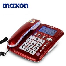 LCD 맥슨 빅화면 빅버튼 빅벨 유선전화기 LCD CID 유선전화기 전화기 빅버튼, 본제품