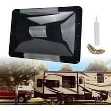 코젬 RV 스카이라이트 커버 18인치 x 26인치 범용 모든 표준 22인치 14인치 개구부에 적합 여행용 트레일러 캠퍼 트럭 스카이 라이트 돔 교체 키트 틴티드, Clear