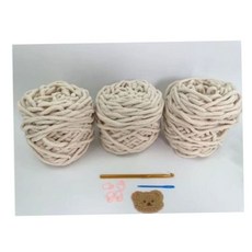 코바늘뜨개 코바늘로 만드는 버킷햇 DIY 키트 뜨개질 모자 만들기 79000EA 1EA, 베이지 재료세트