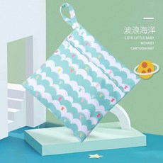 嬰兒尿不濕收納袋外出便攜防水尿布袋, 海洋章魚, 基礎款