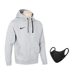 NIKE 內刷毛拉鍊連帽外套+時尚口罩