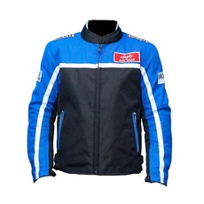 Alayki Armoro 오토바이 재킷 0-16세 조절 가능한 핏 부드러운 칼라 YKK 지퍼 핸드메이드 탈착식 CE 보호 미국 나이 16세 퍼플 414634, 6 Years, 블루