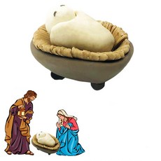 비누클레이모형만들기 말구유예수님 성경학교미술만들기 1세트