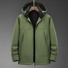 冬季加厚保暖軟殼外套 戶外防風防雨 休閑可拆卸連帽 加絨耐磨短款運動