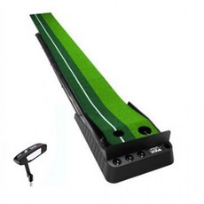 실내 골프 퍼팅 연습기 자동 리턴 매트 골프채 골프공, 골프채+공3개, 1개