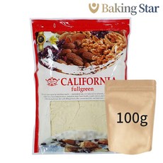 베이킹파티 아몬드분말95% 100g 캐니스 마카롱 풀그린 C타입, 1개