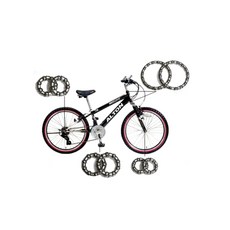 자전거베어링 항가베어링 핸들베어링 캡베어링, 1개, 앞바퀴축